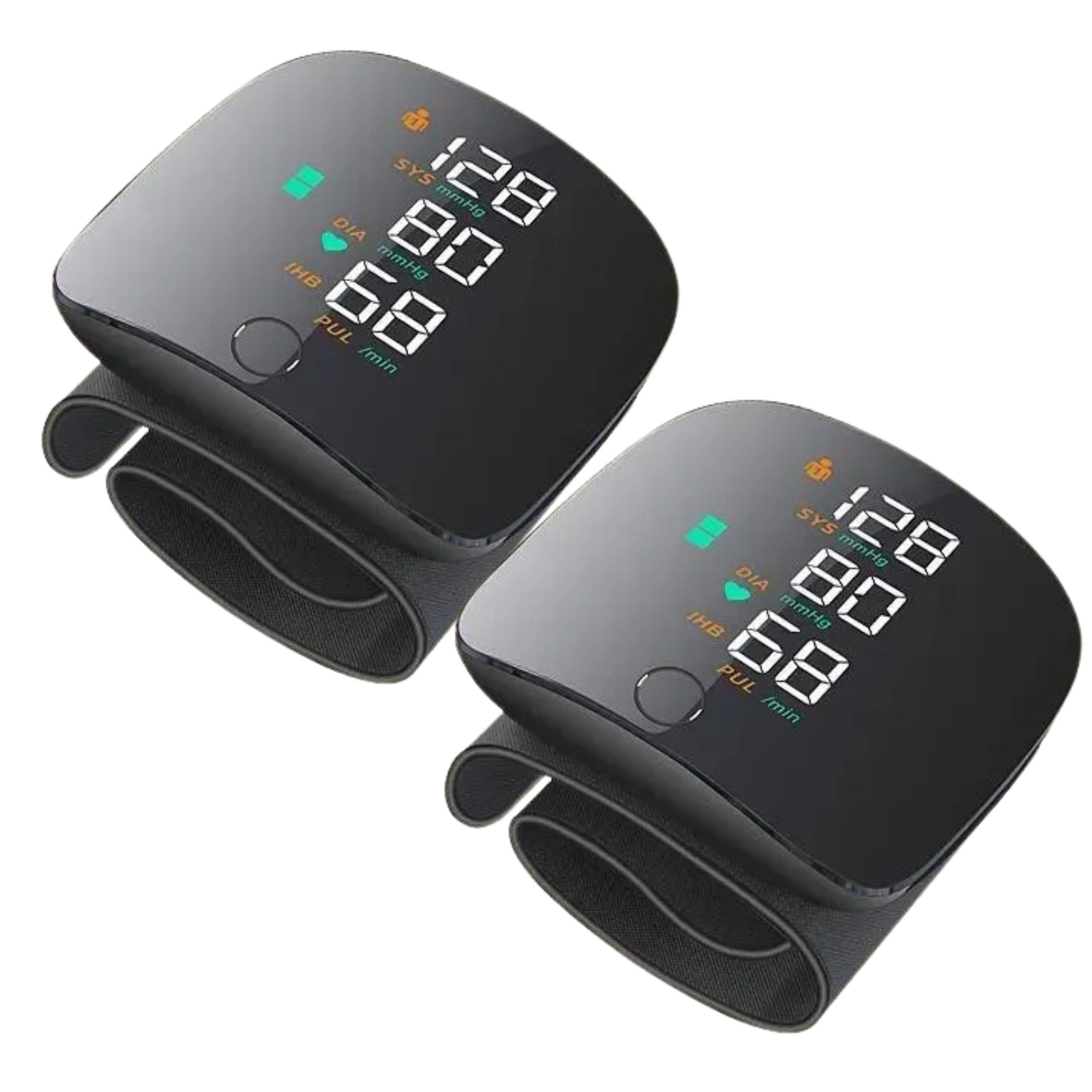 2x Rechargeable Wrist Blood Pressure Monitor
