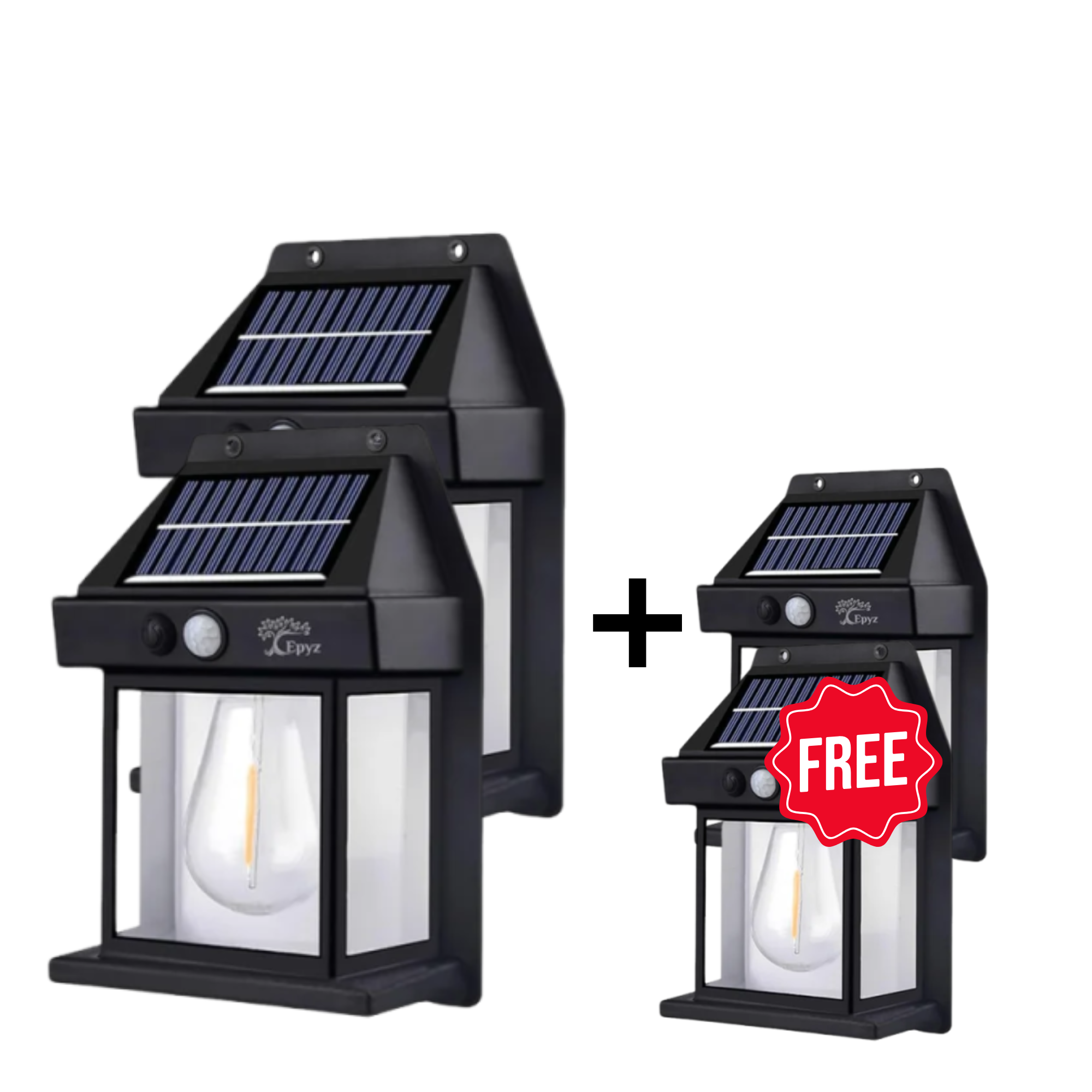 Buy Outdoor Solar Light & get 3 solar light + 1 mini phone stand Free